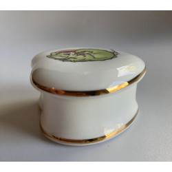 Playing Footsie Pocket Dragon Trinket Box- Whimsical World Of Pocket Dragons by Real Musgrave Hand Made in 1998