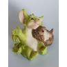 The Hedgehog's Joke Pocket Dragon by Real Musgrave - Whimsical World of Pocket Dragons -Hand Made In 1994